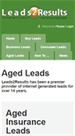 Mobile Screenshot of aged.leads2results.com