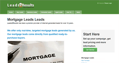 Desktop Screenshot of mortgage.leads2results.com