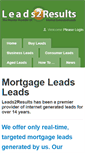 Mobile Screenshot of mortgage.leads2results.com